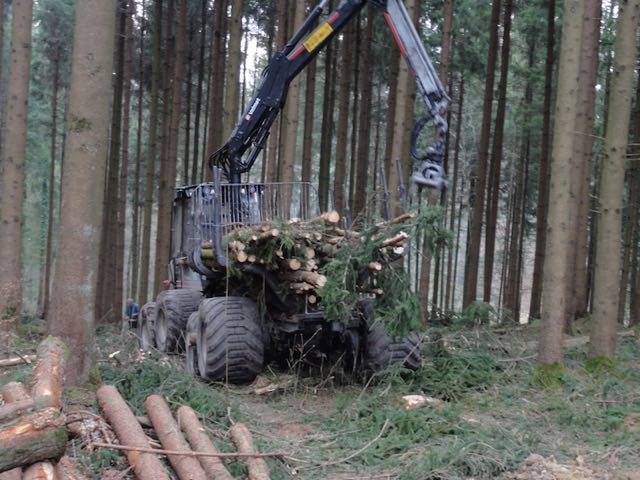 Forwarder (Valmet 820 und 830)